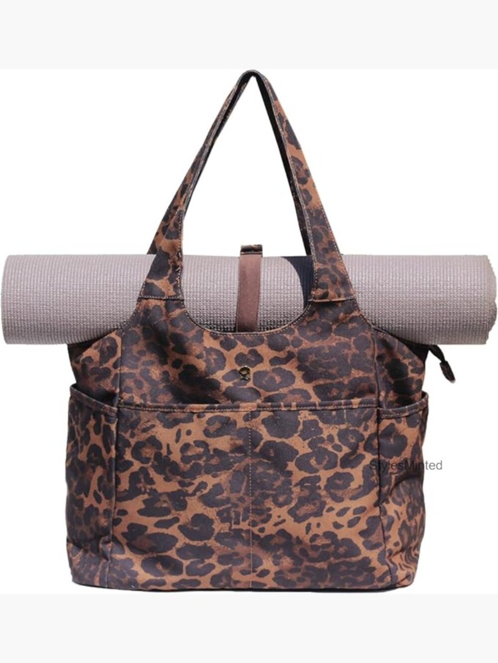 Large Yoga Mat Tote Bag Zipper Shoulder Work Travel Gym Beach